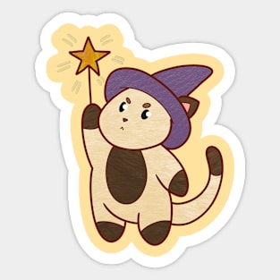 MagicMichito Kitty Cute Magic kitten Sticker